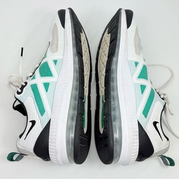 Nike Air Max Genome White Clear Emerald Black Athletic Lace Up Sneakers - Picture 10 of 15